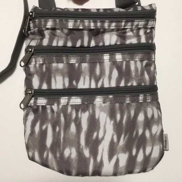 EDDIE BAUER BAG NWOT MESSENGER PURSE CROSSBODY ANIMAL PRINT - Picture 7 of 8